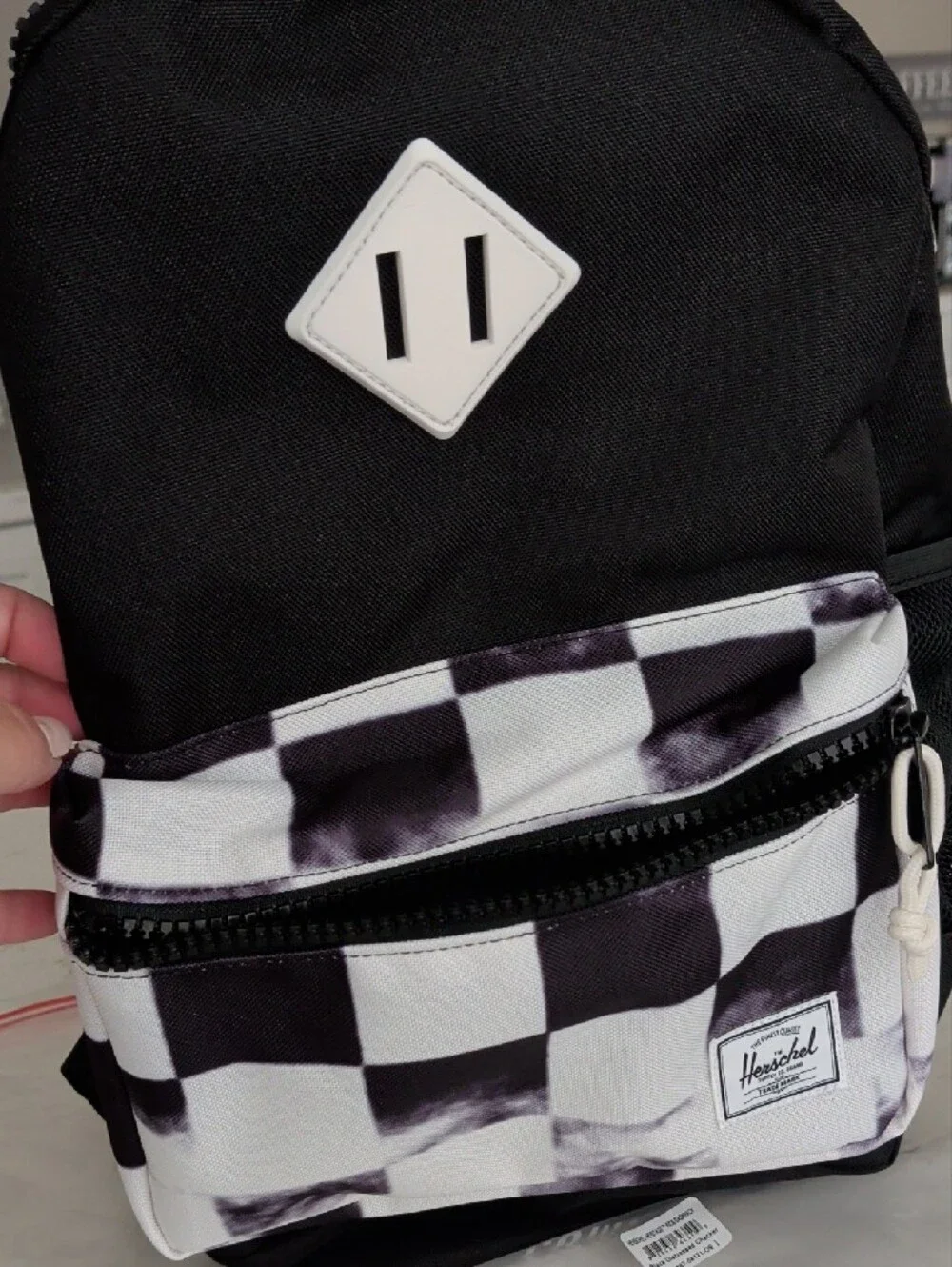 Herschel Supply Company Little Kids Backpack Black & White Checker